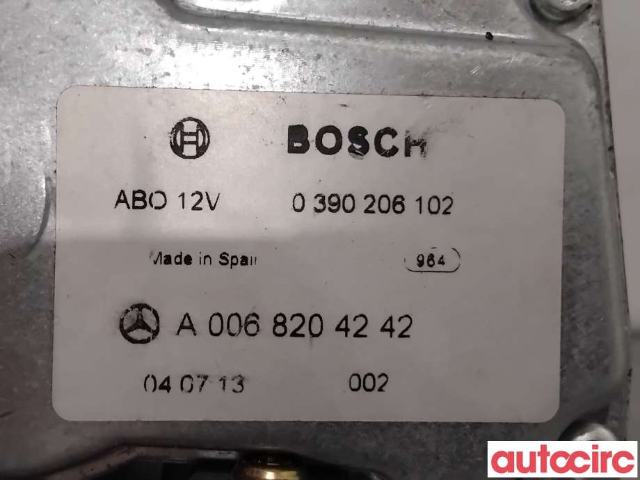 Viskermotor bakrute til Mercedes G-Wagen 1990-->> (W463) (W463) (MERCEDES|A0068204242|0390206102|A4639064400)