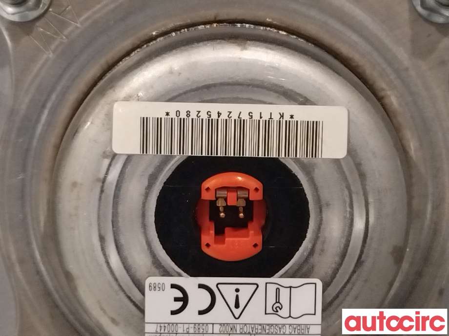 Airbag rattpute til Mitsubishi Outlander 2015-->> (Type III, Fase 2)  (MITSUBISHI|7030A687|)