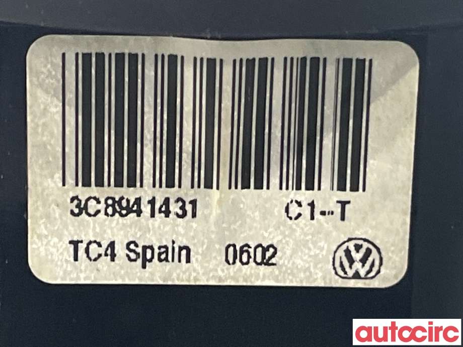 Bryter lys til VW Golf VI 2008-2012  (VOLKSWAGEN|3C8941431|)