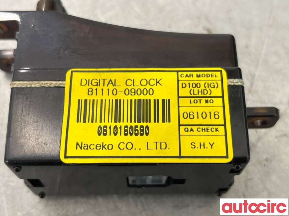 Instrument klokke til SsangYong Kyron 2006-2008 (SSANGYONG|8111009000HCC||81110-09000)