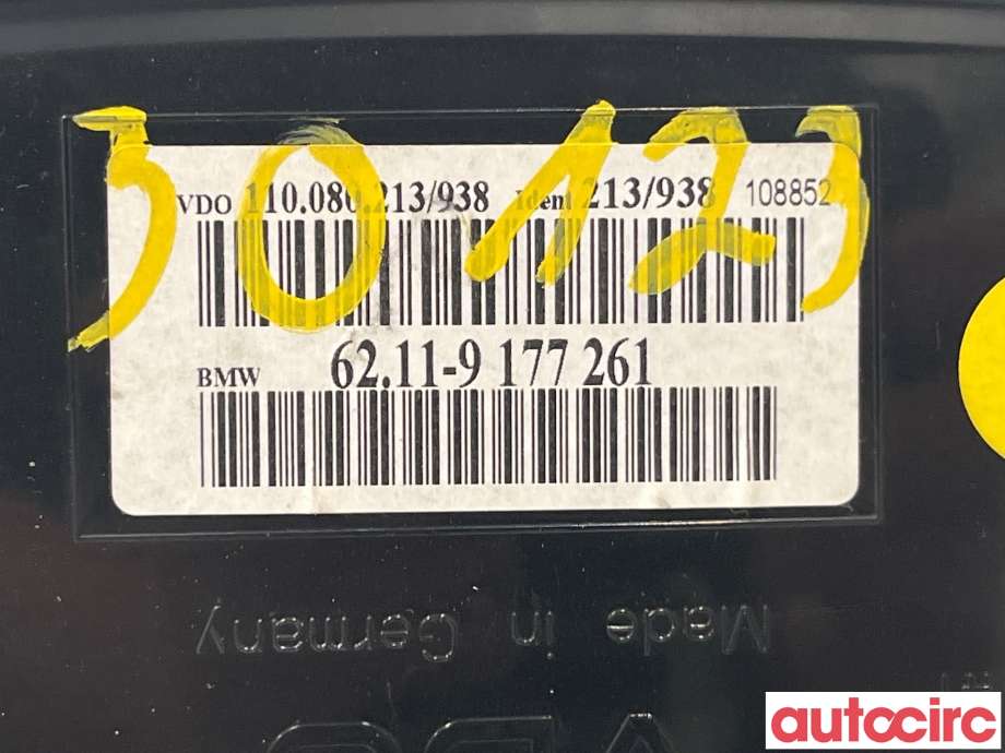 Instrumentpanel til BMW 5-Serie 2003-2010 (E60/E61) (E60/E61) (BMW|62109194889)
