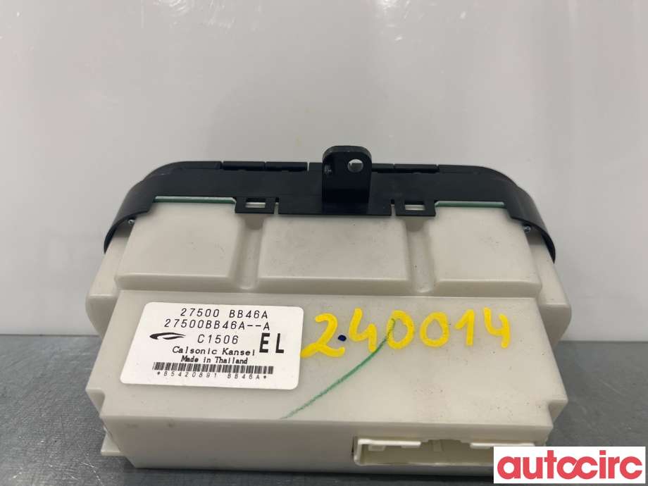 Varmeapparat betjening til Nissan Qashqai 2010-2014 (Type I, Fase 2)  (NISSAN|27500BB46A)
