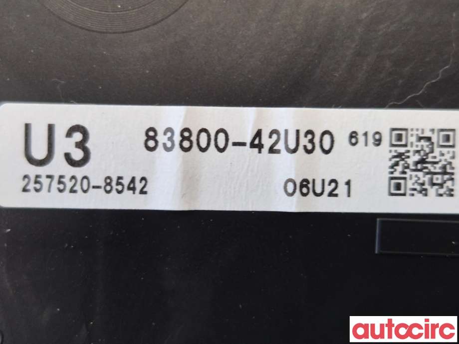 Instrumentpanel til Toyota RAV4 2016-2019 (Type IV, Fase 2)  (TOYOTA|8380042U30)