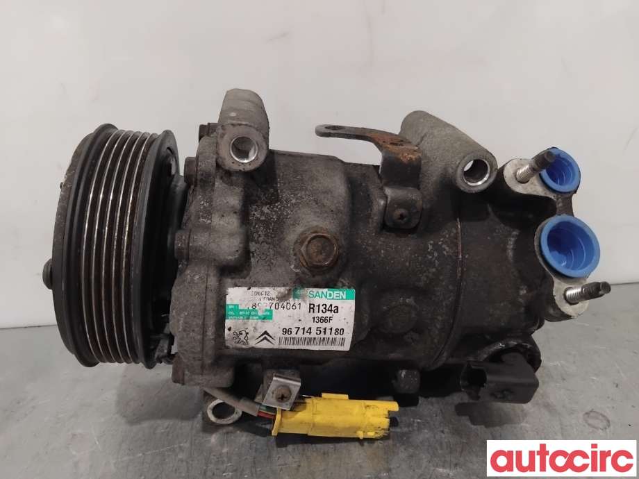 Aircondition kompressor til Peugeot RCZ 2010-2015  (PEUGEOT|6453ZF|SD6C121366|9671451180)