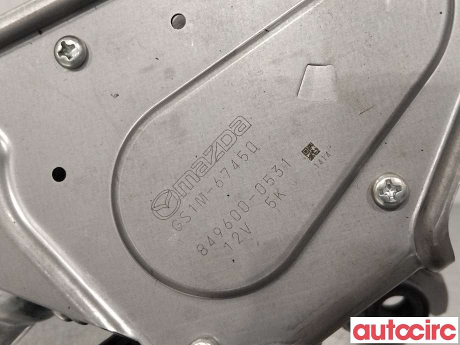 Viskermotor bakrute til Mazda 6 2008-2010 (Type II, Fase 1)  (MAZDA|GS1M67450|)