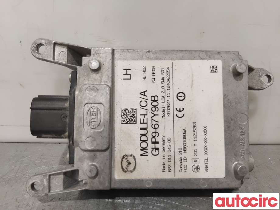 Sensor radar til Mazda 6 2013-2015 (Type III, Fase 1)  (MAZDA|GHP9-67-Y90C|6PZ011045-00|GHP9-67Y90B)