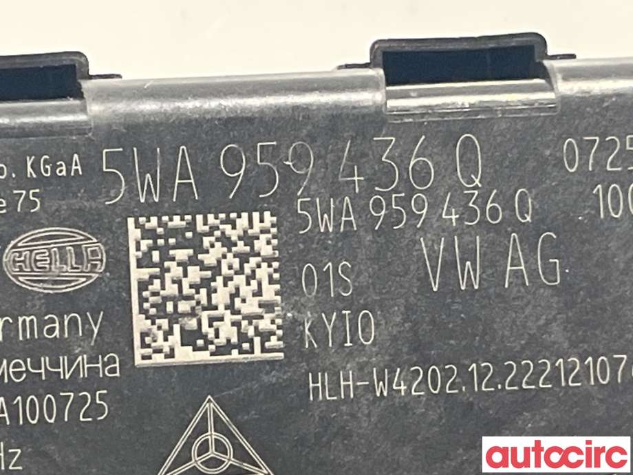 Styreenhet nøkkelfri/keyless til VW ID.3 2020-->>  (VOLKSWAGEN|5WA959436Q)