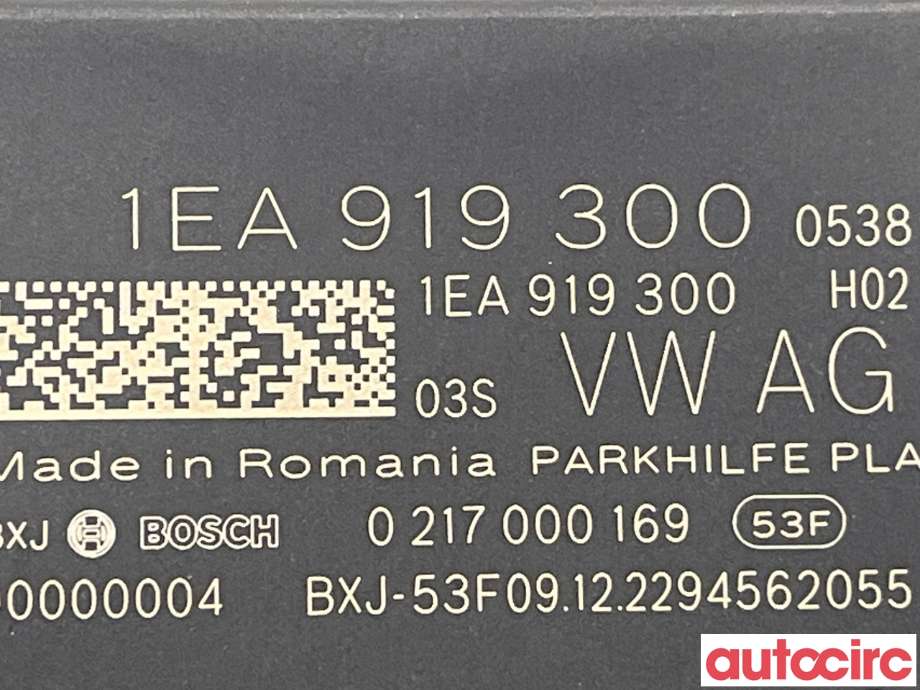 Styreenhet parkering til VW ID.3 2020-->>  (VOLKSWAGEN|1EA919300)