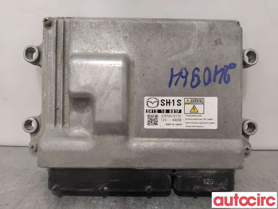 Styreenhet motor til Mazda 6, 2013-2015 (Type III, Fase 1)  (MAZDA|SHYM-18-881A)