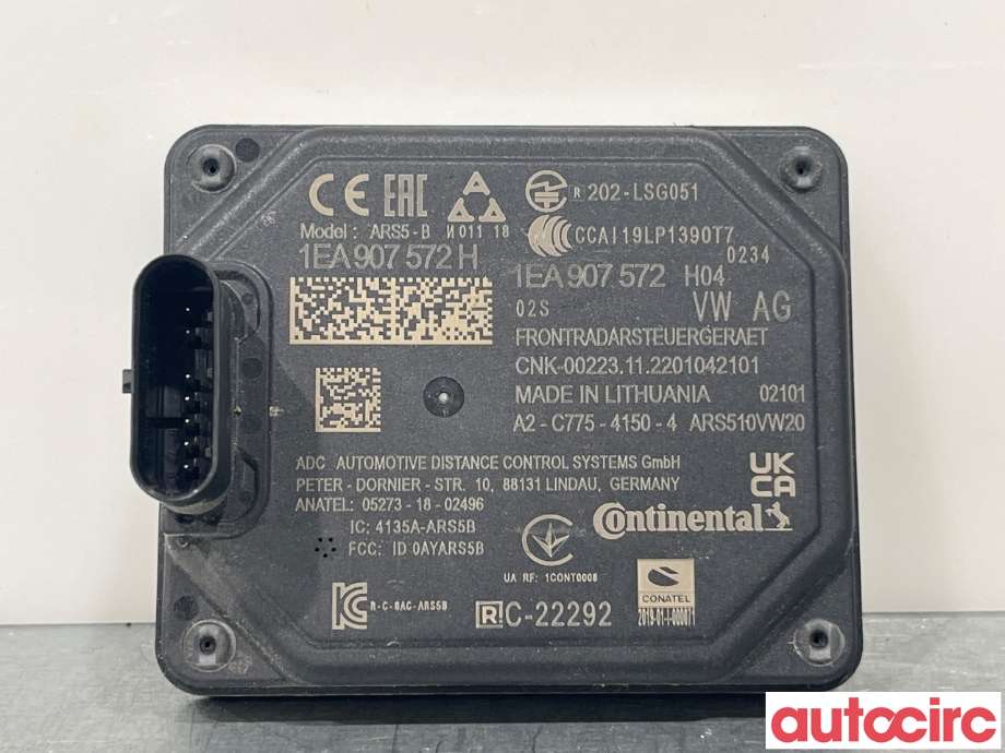 Sensor radar til VW ID.3 2020-->> (VOLKSWAGEN|1EA907572|)
