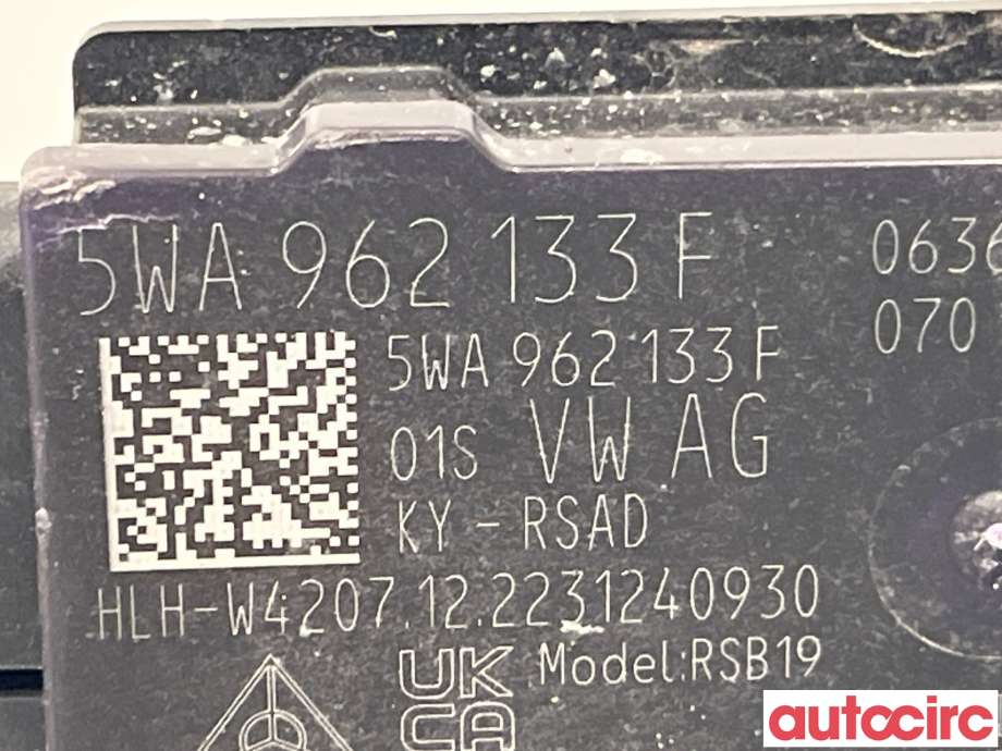 Styreenhet nøkkelfri/keyless til VW ID.3 2020-->>  (VOLKSWAGEN|5WA962133)