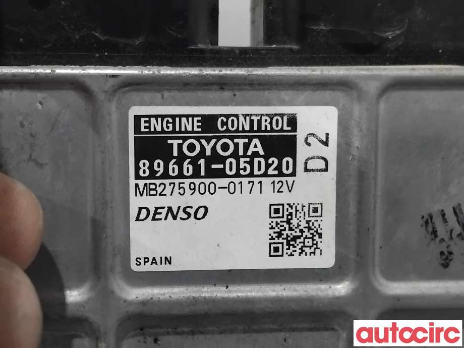 Styreenhet motor til Toyota Avensis 2009-2015 (Type III, Fase 1)  (TOYOTA|8966105D20|MB275900-0171|89661-05D20)