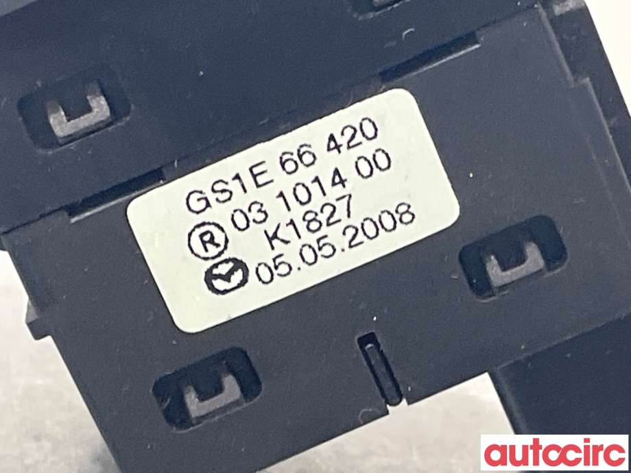 Bryter setevarme til Mazda 6 2008-2010 (Type II, Fase 1)  (MAZDA|GS1E-66-420)