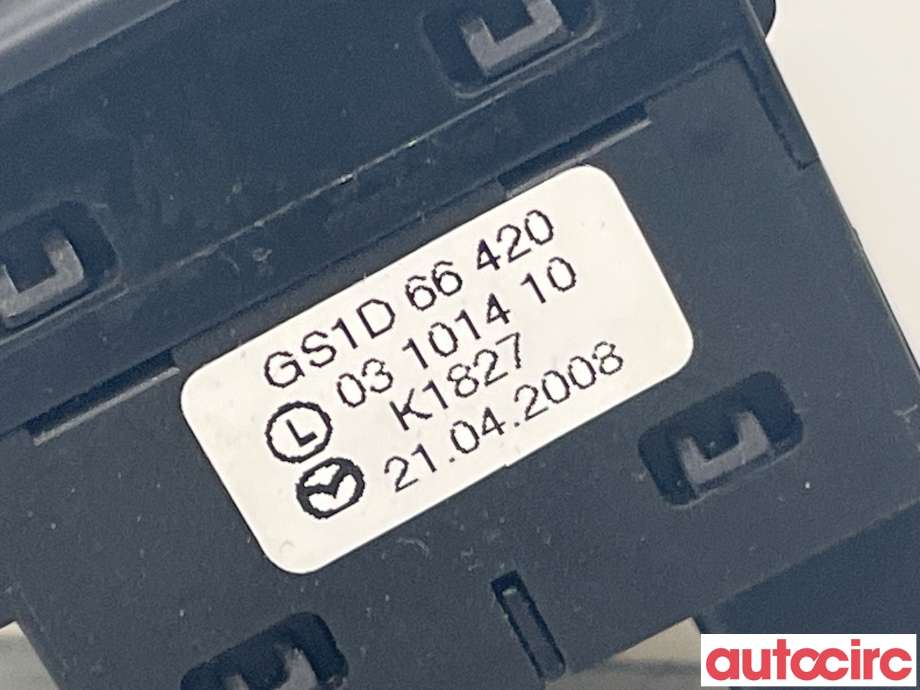 Bryter setevarme til Mazda 6 2008-2010 (Type II, Fase 1)  (MAZDA|GS1D-66-420)