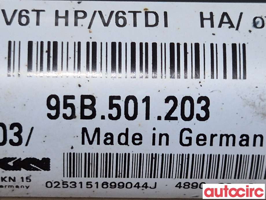 Drivaksel høyre bak til Porsche Macan 2014-->> (95B) (95B) (PORSCHE|95B501204||95B501203)