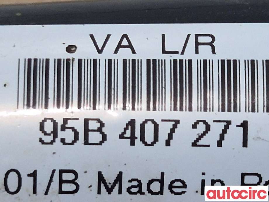 Drivaksel høyre foran til Porsche Macan 2014-->> (95B) (95B) (PORSCHE|95B407271K||95B407271A)