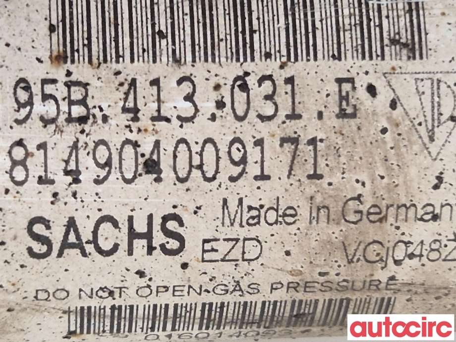 Fjærbein høyre foran til Porsche Macan 2014-->> (95B) (95B) (PORSCHE|95B413031AD||95B413031D)