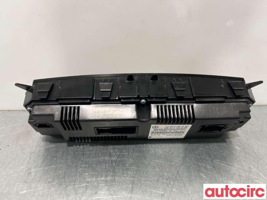 Varmeapparat betjening til Mercedes E-Klasse 2009-2013 (Fase 1) (W212) (W212) (MERCEDES|A2129008608|5HB009355-52|A2129006527)