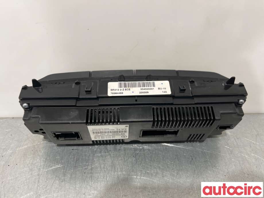 Varmeapparat betjening til Mercedes E-Klasse 2009-2013 (Fase 1) (W212) (W212) (MERCEDES|A2129008608|5HB009355-52|A2129006527)