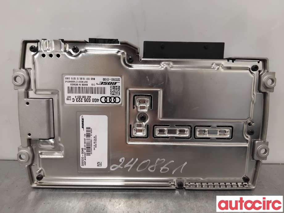 Bilstereo forsterker til Audi A7 2010-2014 (Type I, Fase 1)  (AUDI|4G0035223C|322260-0100)
