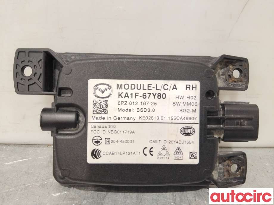 Sensor radar til Mazda CX-5 2012-2017 (Type I)  (MAZDA|KA1F-67-Y80E|6PZ012167-25|KA1F-67Y80)