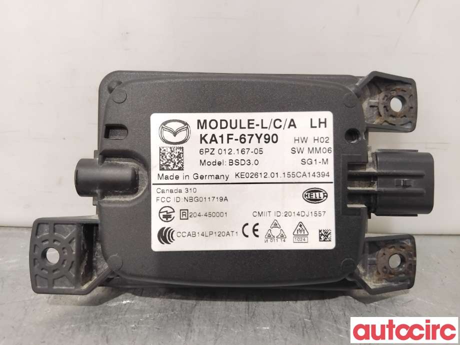 Sensor radar til Mazda CX-5 2012-2017 (Type I)  (MAZDA|KA1F-67-Y90E|6PZ012167-05|KA1F-67Y90)