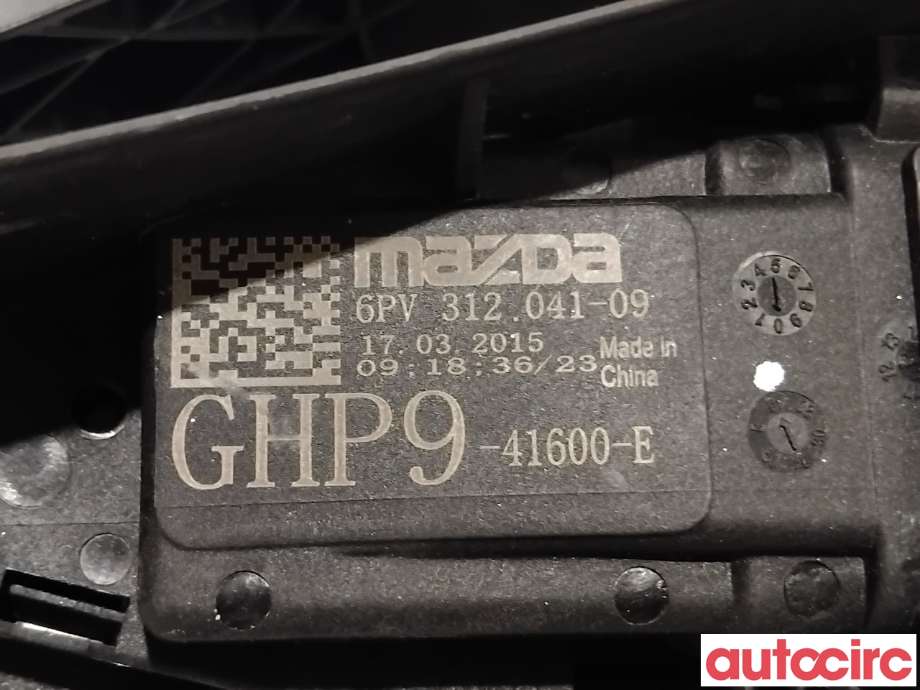 Pedal gass til Mazda CX-5 2012-2017 (Type I)  (MAZDA|GHP9-41-600H|6PV312041-09|GHP9-41600-E)