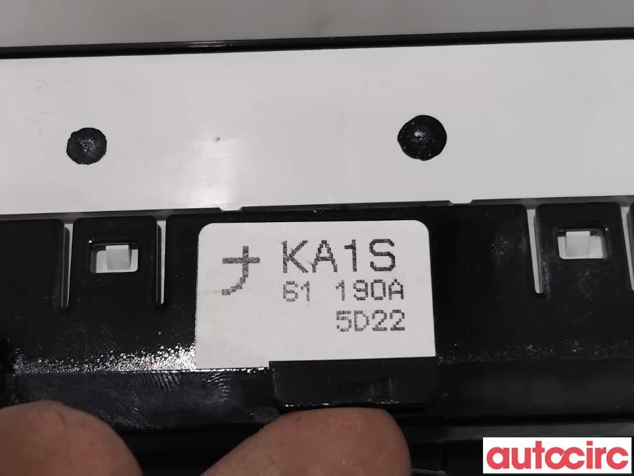 Varmeapparat betjening til Mazda CX-5 2012-2017 (Type I)  (MAZDA|KA1S-61-190D||KA1S61190A)