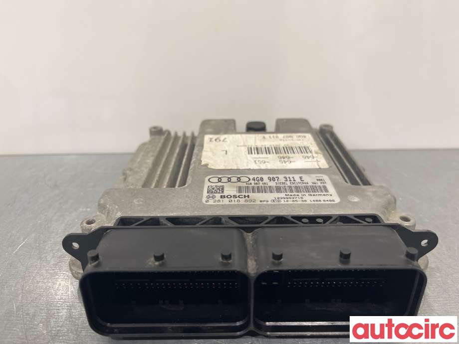 Styreenhet motor til Audi A7 2010-2014 (Type I, Fase 1) (AUDI|4G0997311)