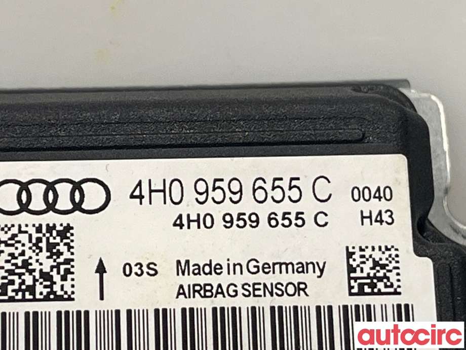 Airbag elektronikk til Audi A7 2010-2014 (Type I, Fase 1)  (AUDI|4H0959655)