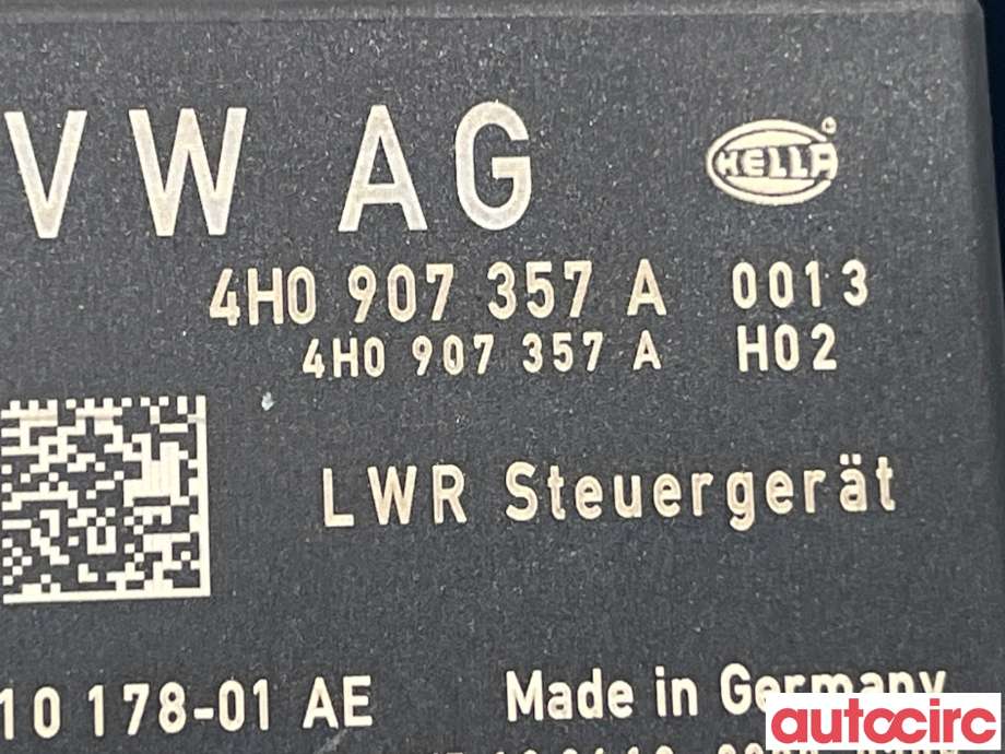 Styreenhet diverse til Audi A7 2010-2014 (Type I, Fase 1)  (AUDI|4H0907357)
