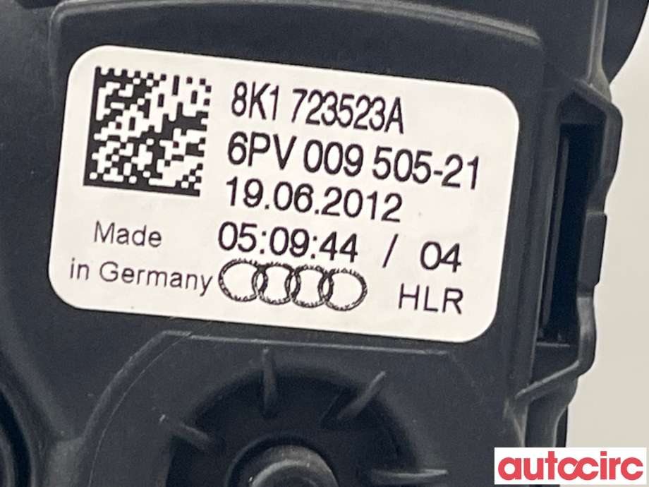 Pedal gass til Audi A7 2010-2014 (Type I, Fase 1)  (AUDI|8K1723523)