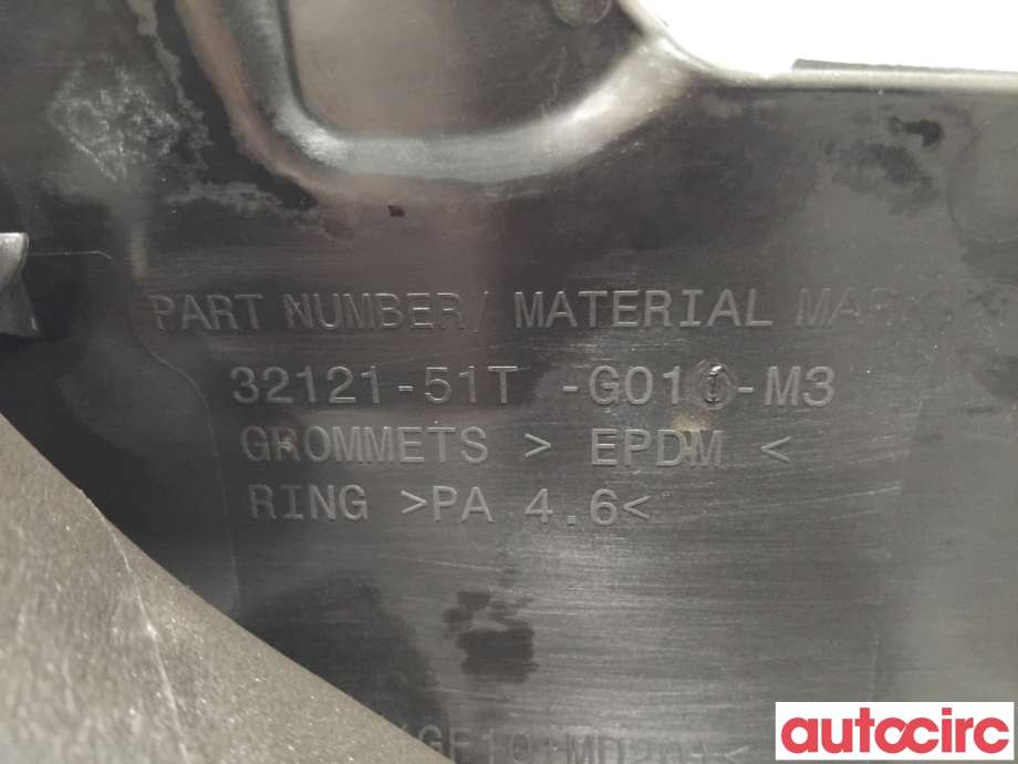 Motordeksel over motor til Honda HR-V 2015-2021 (Type II)  (HONDA|32121-51T-G01||32121-51T-G01-M3)