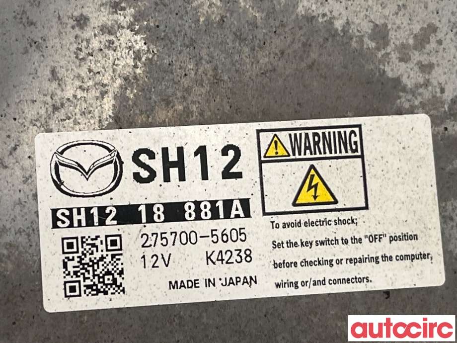 Styreenhet motor til Mazda CX-5 2012-2017 (Type I)  (MAZDA|SH12-18-881B|275700-5605|SH1218881A)