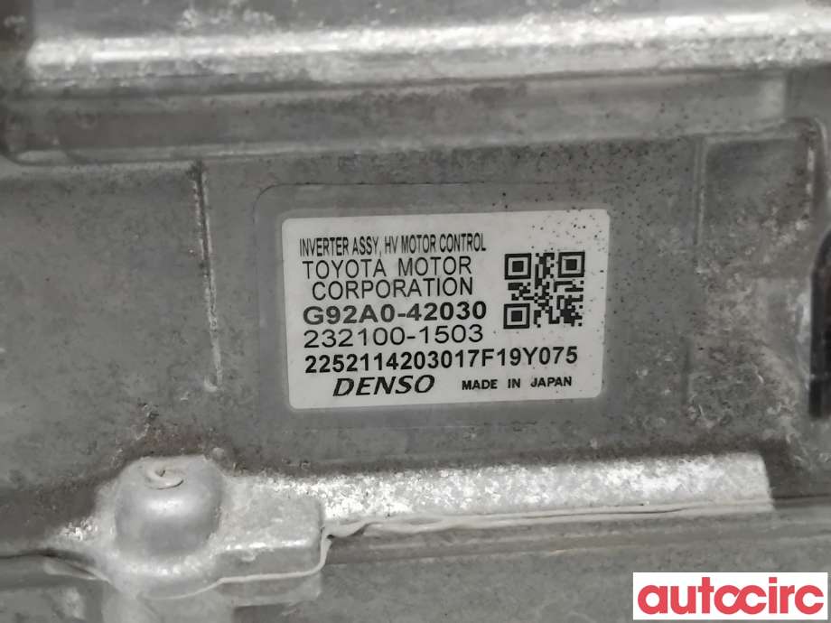 Inverter hybrid til Toyota RAV4 2016-2019 (Type IV, Fase 2)  (TOYOTA|G92A042050|232100-1503|G92A0-42030)