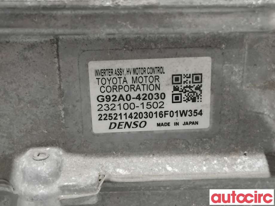 Inverter hybrid til Lexus NX 2014-2021 (Type I) (AZ10) (AZ10) (LEXUS|G92A042050|232100-1502|G92A0-42030)
