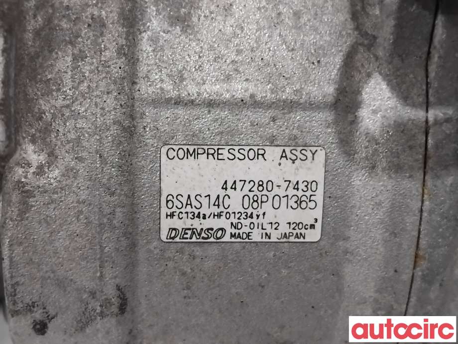 Aircondition kompressor til Mercedes A-Klasse 2012-2018 (W176) (W176) (MERCEDES|A0042301711|447280-7430|A0008303602)