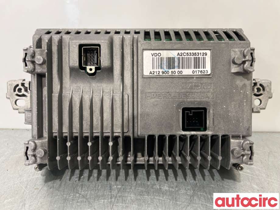 Instrument kjørecomputer til Mercedes E-Klasse 2009-2013 (Fase 1) (W212) (W212) (MERCEDES|A2129009022|A2C53353129|A2129010500)