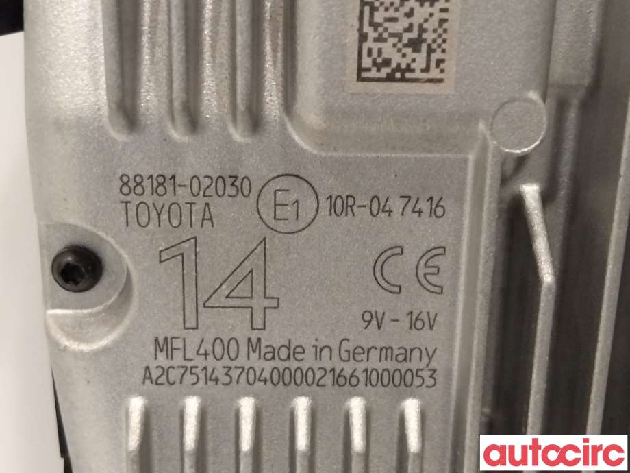 Sensor radar til Toyota Auris 2015-2019 (Type II, Fase 2)  (TOYOTA|8818102030|)