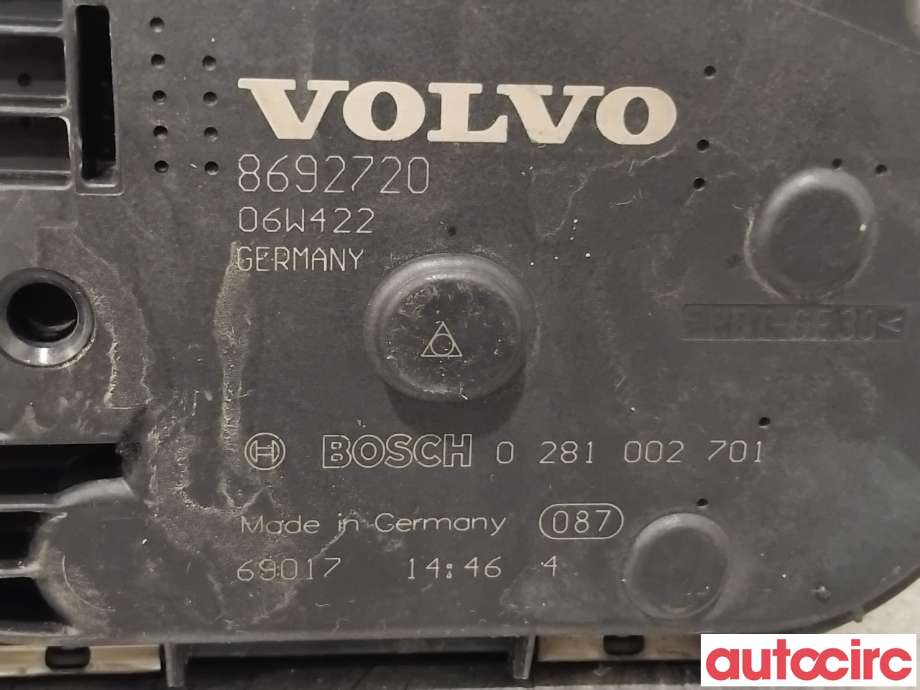 Spjeldhus til Volvo XC90 2007-2014 (Type I, Fase 2)  (VOLVO|31216665|0281002701|8692720)