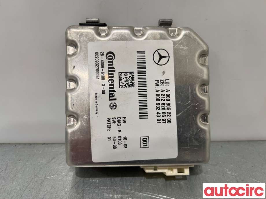 Sensor radar til Mercedes E-Klasse 2009-2013 (Fase 1) (W212) (W212) (MERCEDES|A0009057202|28-4009-6108-3-00|A0009052200)