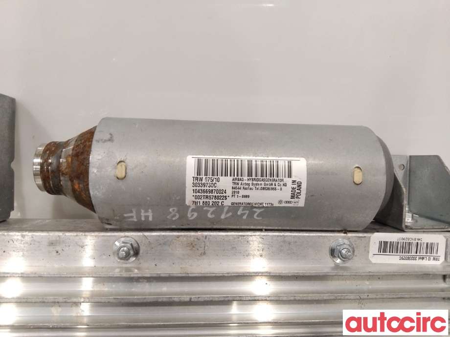 Airbag passasjer til VW Transporter / Caravelle 2009-2015 (Fase 2) (T5) (T5) (VOLKSWAGEN|7H1880202C|)