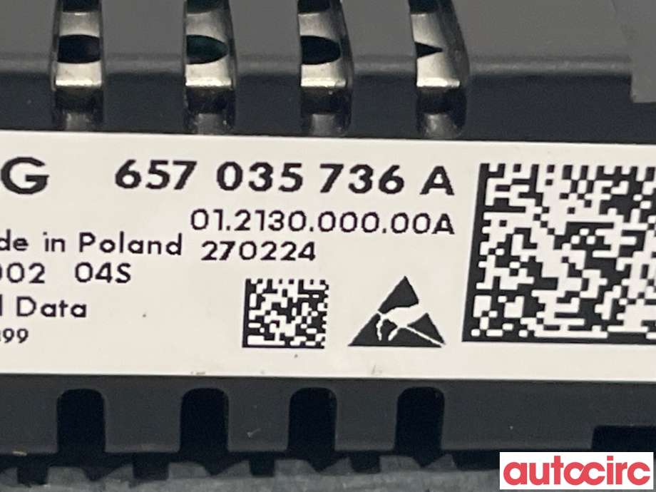 Diverse deler til Škoda Octavia 2020-->> (Type IV)  (SKODA|657035736)