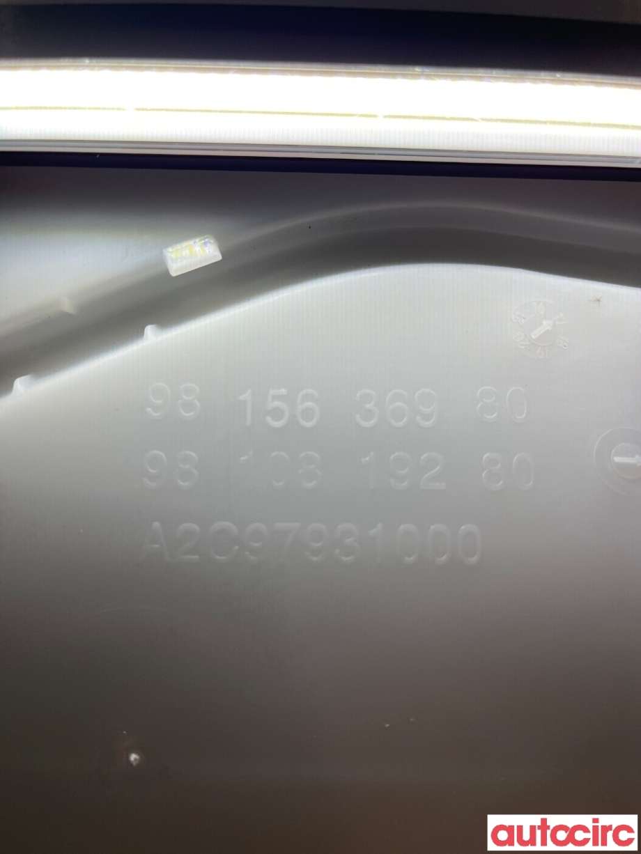 Spylertank til Peugeot 3008 2016-->> (Type II)  (PEUGEOT|9826400680|9815637180)