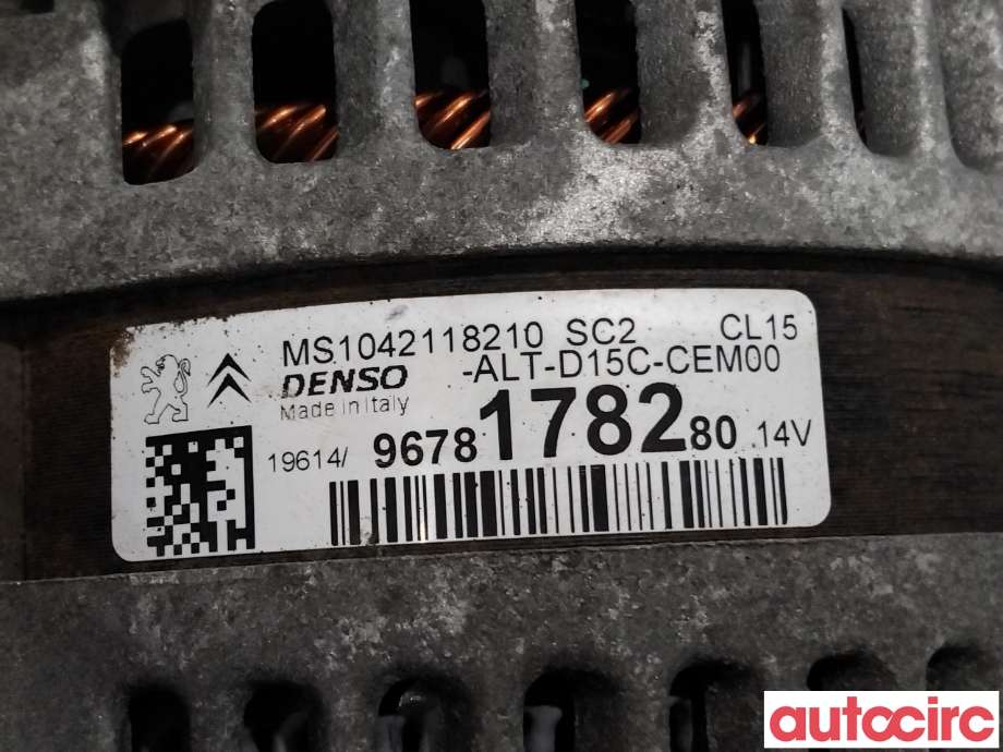 Dynamo til Peugeot 308 2013-2021 (Type II) (PEUGEOT|1610815380|MS1042118210|9678178280)