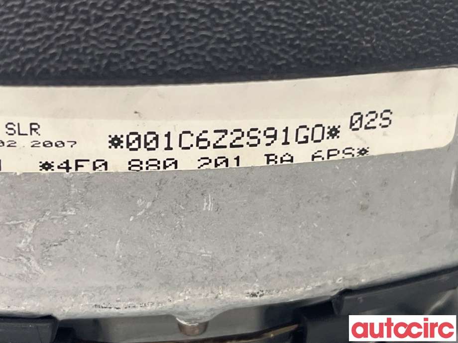 Airbag rattpute til Audi A6 2005-2008 (Type III, Fase 1) (C6) (C6) (AUDI|4F0880201)