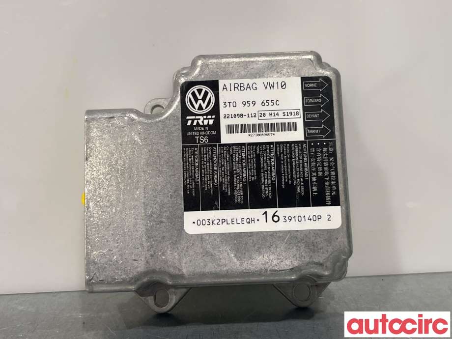 Airbag elektronikk til Škoda Superb, 2008-2015 (Type II)  (SKODA|3T0959655)