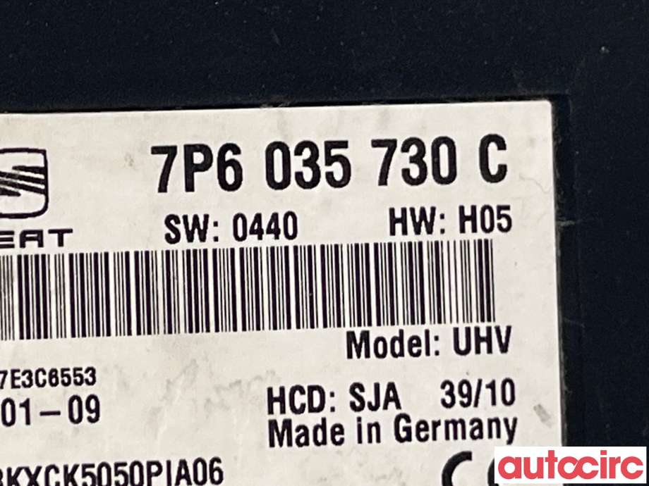 Styreenhet bluetooth til Škoda Superb 2008-2015 (Type II)  (SKODA|7P6035730)