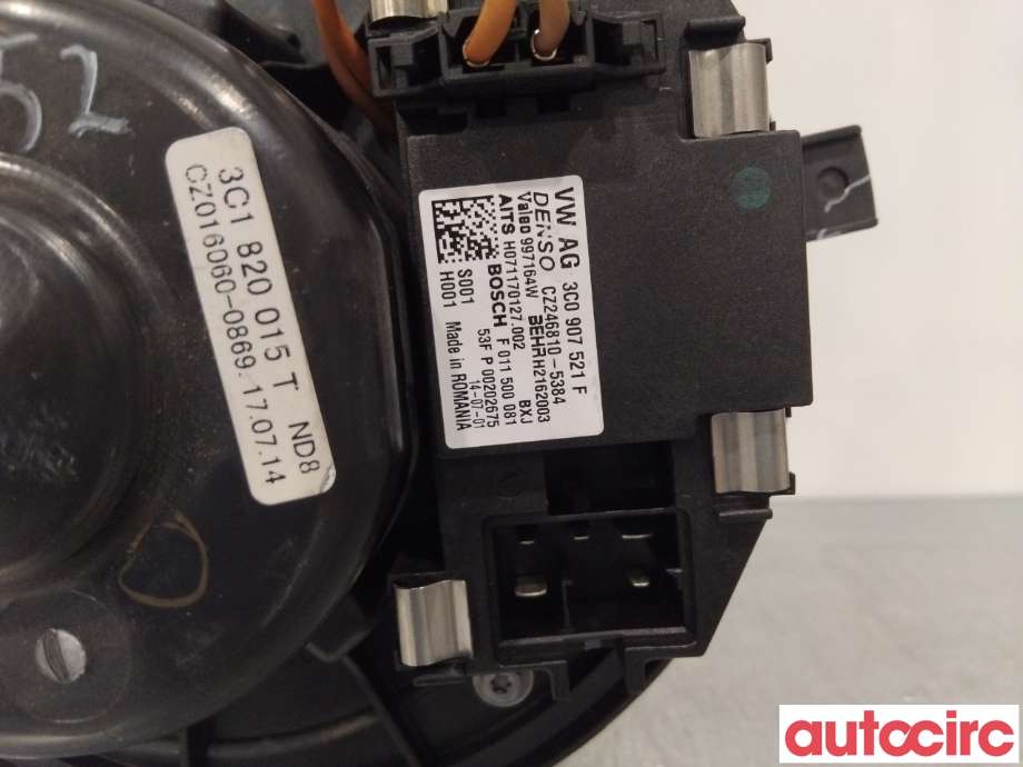 Varmeapparat motor til Škoda Superb 2008-2015 (Type II)  (SKODA|3C1820015AA|CZ016060-0869|1K1820021)