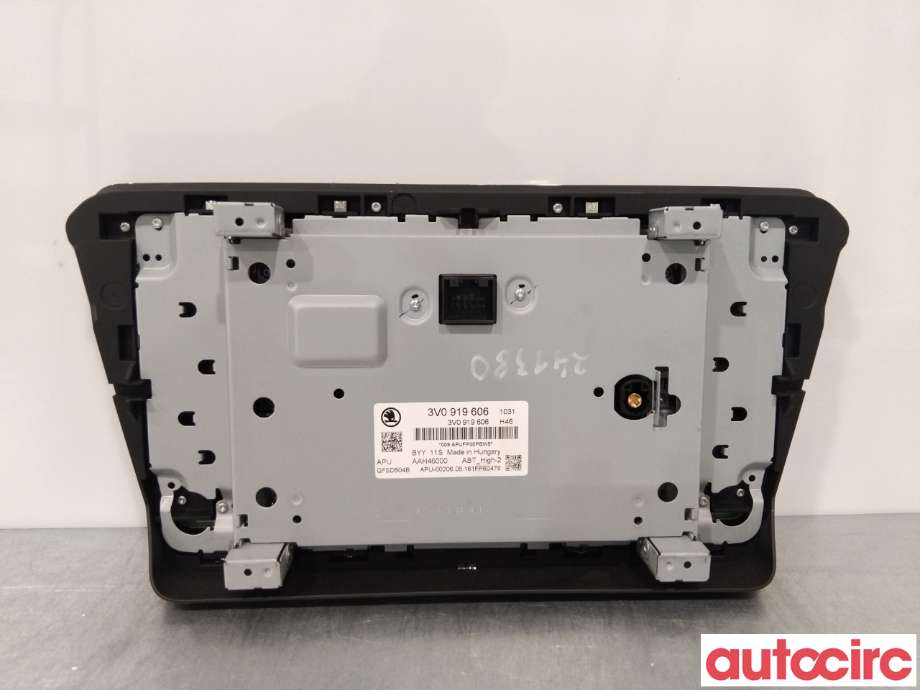 Multimedia display (MCU - Media Controller Unit) til Škoda Superb 2015-->> (Type III)  (SKODA|3V0919606|)